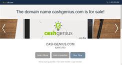 Desktop Screenshot of cashgenius.com